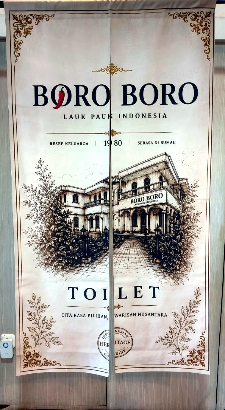 Portofolio tirai noren Boro Boro